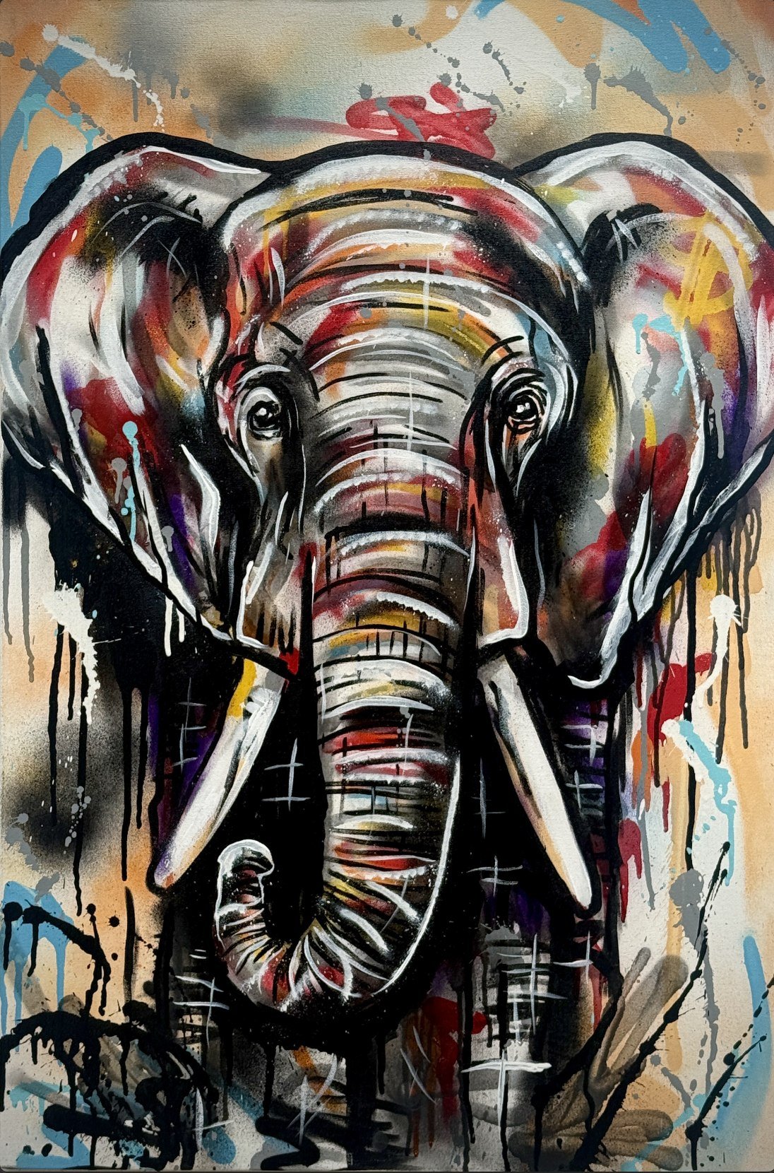 Obra original de Alejo Palacio — Elefante